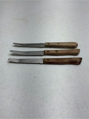 Grapefruit Knives Vintage Set of 3 One Geneva Two Made in Japan